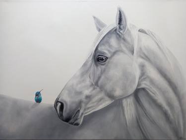 Original Figurative Horse Paintings by Victoria Piccottini