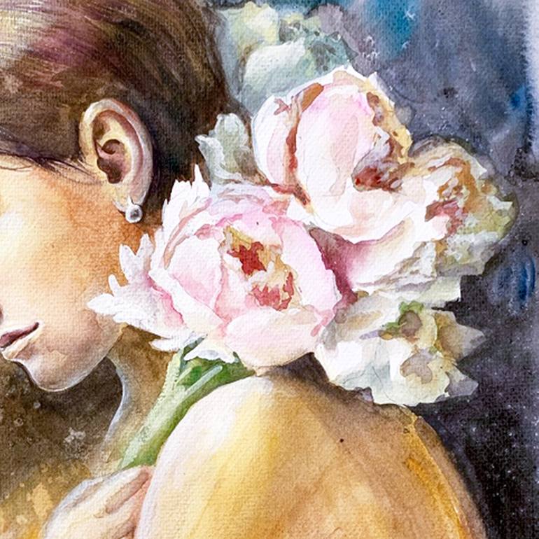 Original Contemporary People Painting by Tatiana Ustiantseva