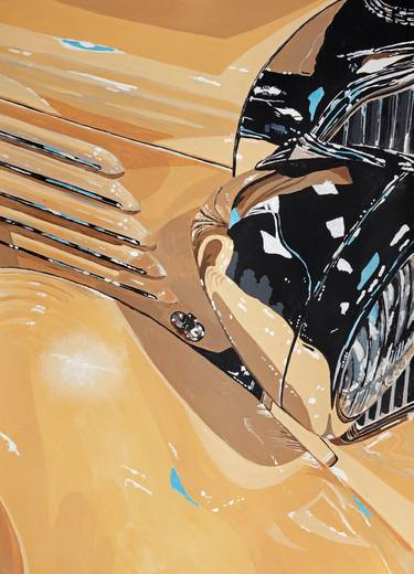 Print of Automobile Paintings by Paul Harrison