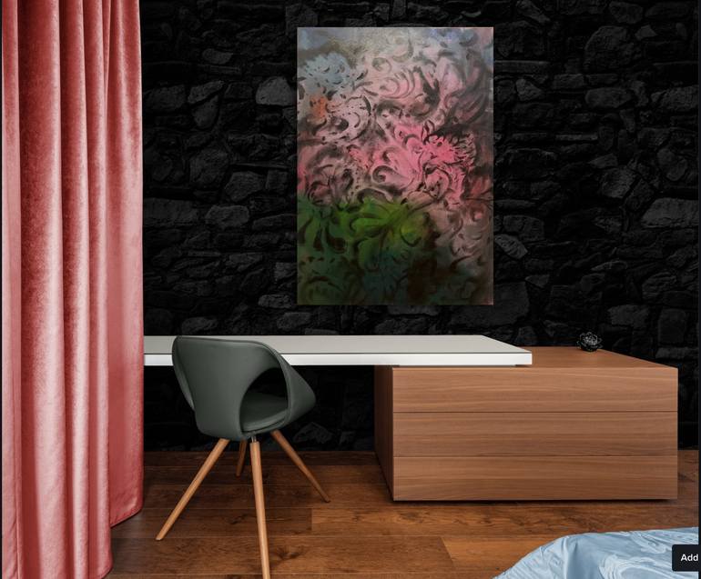 Original Fine Art Abstract Painting by Anna  Pimenta Rivera