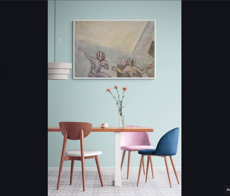 Original Contemporary People Painting by Anna  Pimenta Rivera