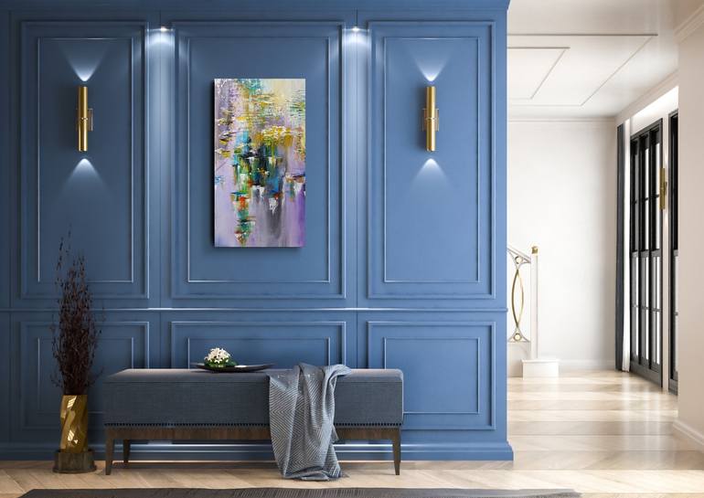 Original Art Deco Abstract Painting by Rafal Janikowski