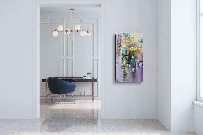 Original Art Deco Abstract Painting by Rafal Janikowski