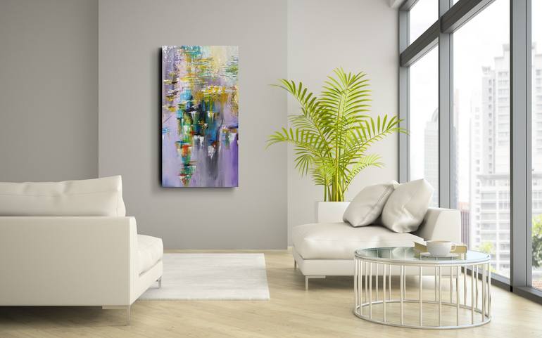 Original Art Deco Abstract Painting by Rafal Janikowski