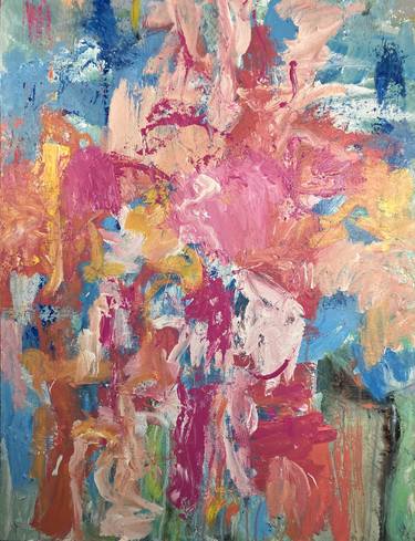 Original Modernism Abstract Painting by Gabriel Ceslov