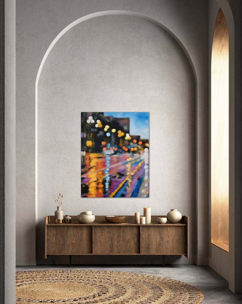 Original Contemporary Architecture Painting by Angela Wichmann