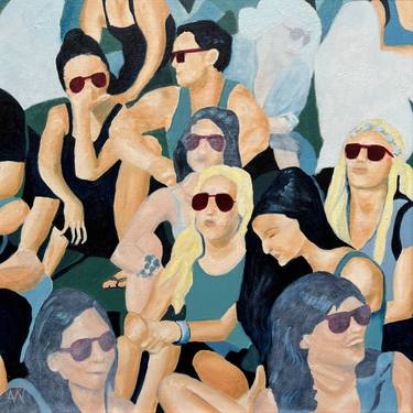 Original Contemporary People Paintings by Angela Wichmann