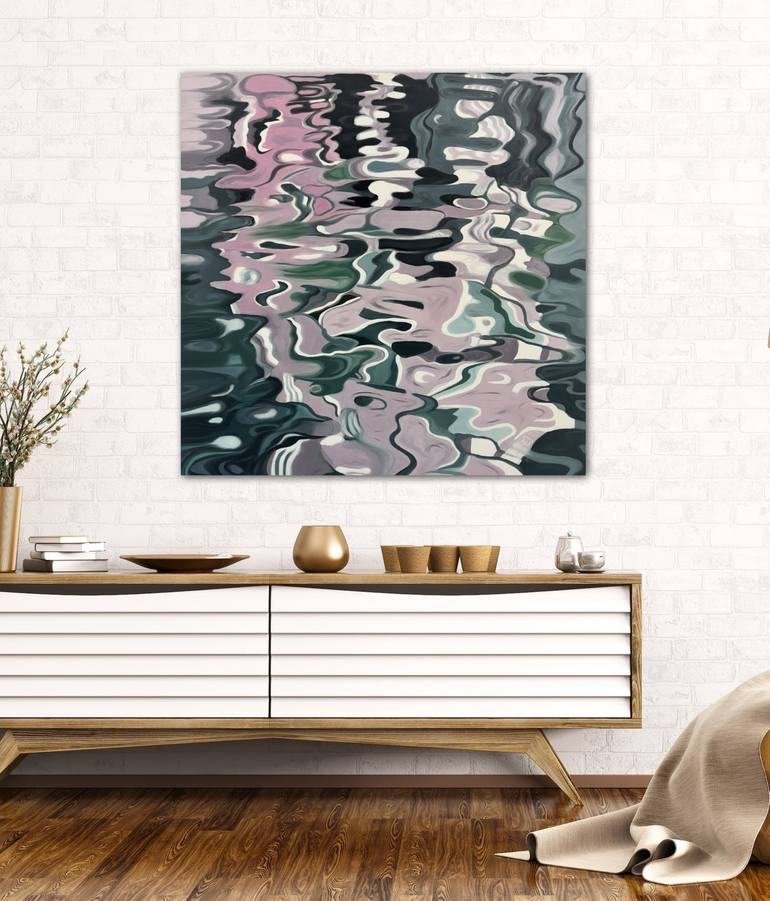 Original Abstract Water Painting by Angela Wichmann