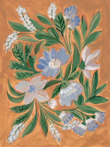 Print of Floral Paintings by Nikita Jariwala