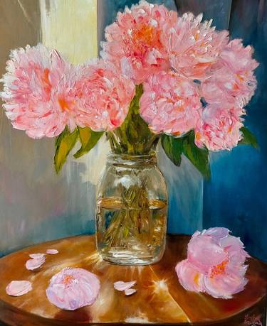 Original Impressionism Floral Paintings by Sasha Savona