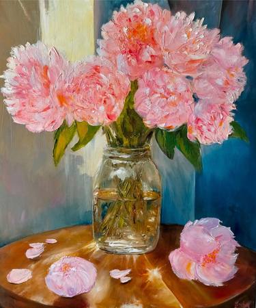 Original Impressionism Floral Paintings by Sasha Savona