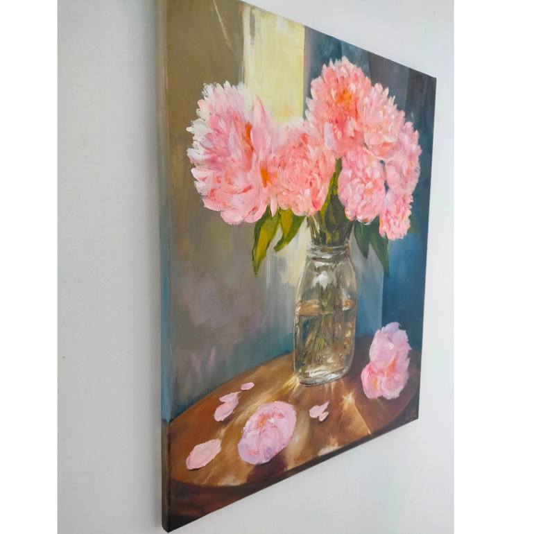 Original Floral Painting by Sasha Savona