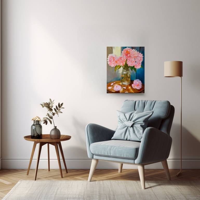 Original Floral Painting by Sasha Savona