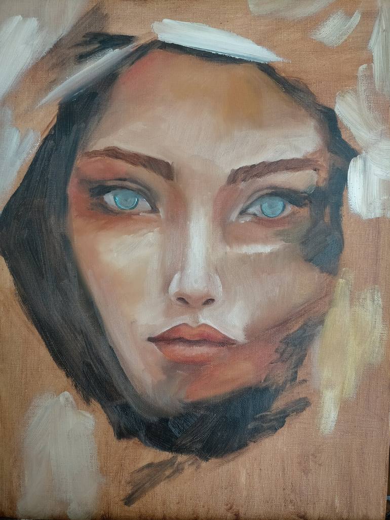 Original Portrait Painting by Sasha Savona