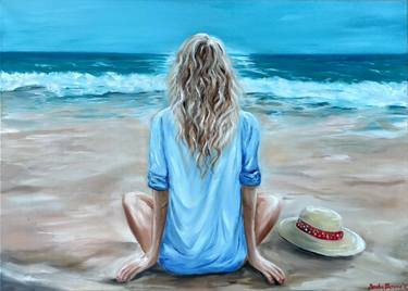 Print of Beach Paintings by Sasha Savona