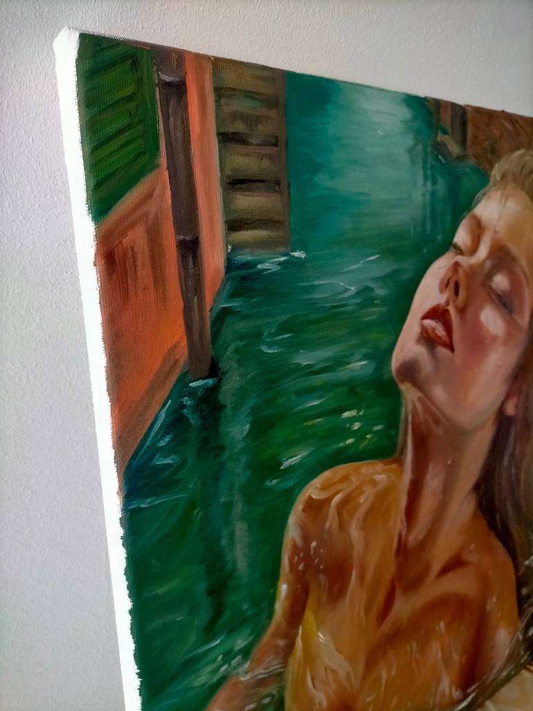 Original Expressionism Women Painting by Sasha Savona