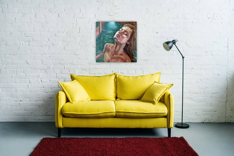 Original Expressionism Women Painting by Sasha Savona