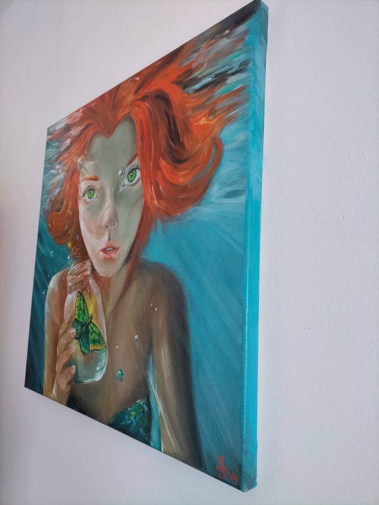 Original Contemporary Fantasy Painting by Sasha Savona