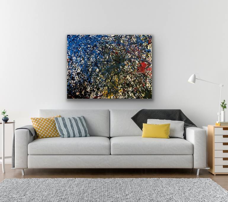 Original Abstract Expressionism Abstract Painting by Darryl Grant
