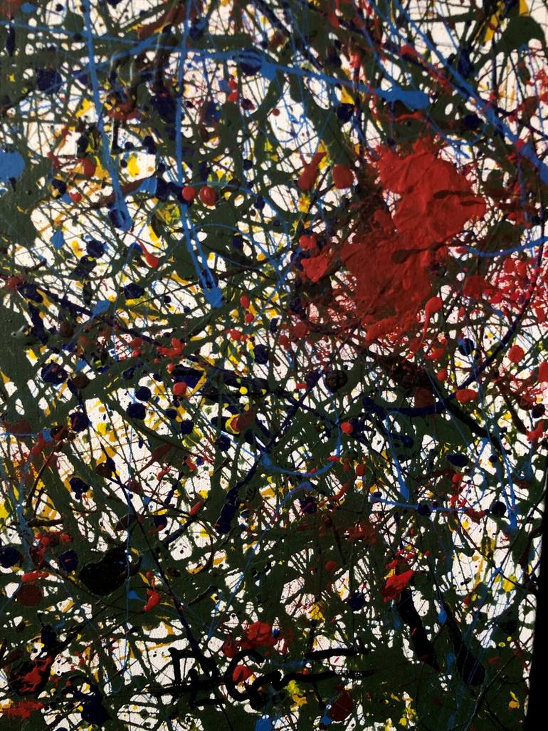 Original Abstract Expressionism Abstract Painting by Darryl Grant