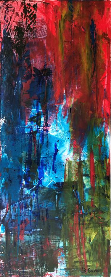 Original Abstract Expressionism Abstract Paintings by Darryl Grant