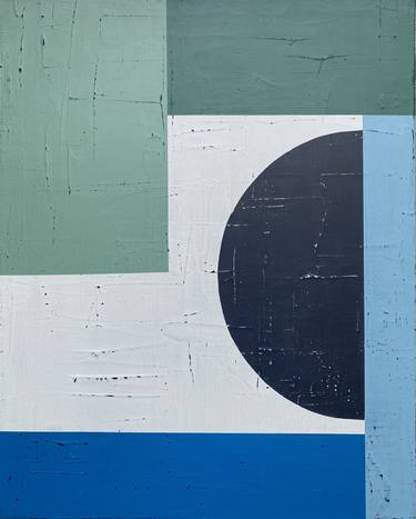 Original Abstract Geometric Paintings by Henriette Fabricius