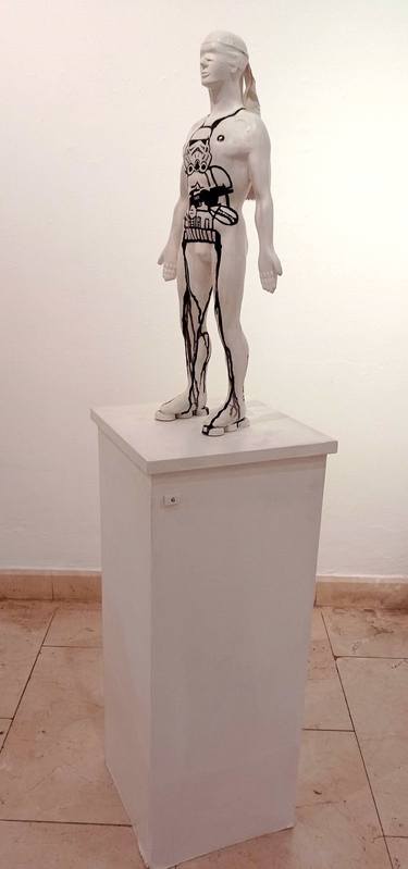 Original Fine Art Popular culture Sculpture by H MOYANO