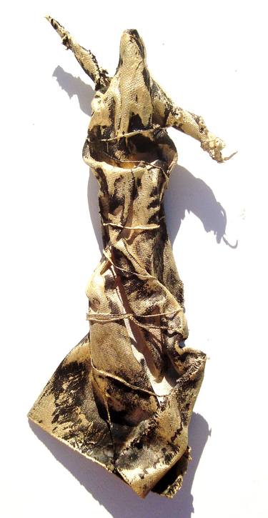 Original Abstract Expressionism Fantasy Sculpture by H MOYANO