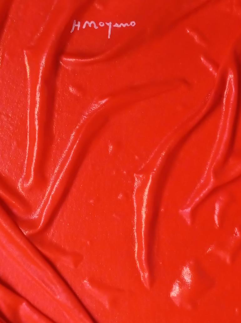 Original Abstract Expressionism Abstract Painting by H Moyano