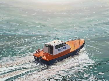 Original Boat Paintings by H MOYANO