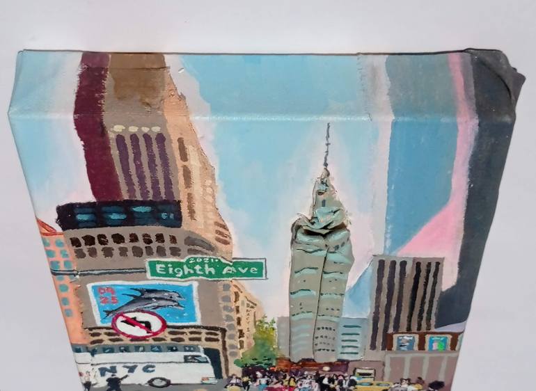 Original Cities Painting by H MOYANO