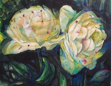 Original Realism Botanic Paintings by Olga Brink
