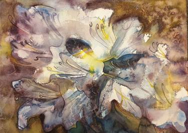 Print of Abstract Expressionism Garden Paintings by Olga Brink