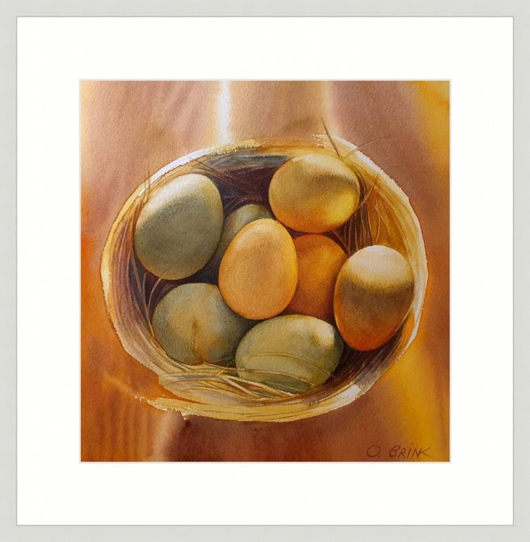 Original Realism Food & Drink Painting by Olga Brink