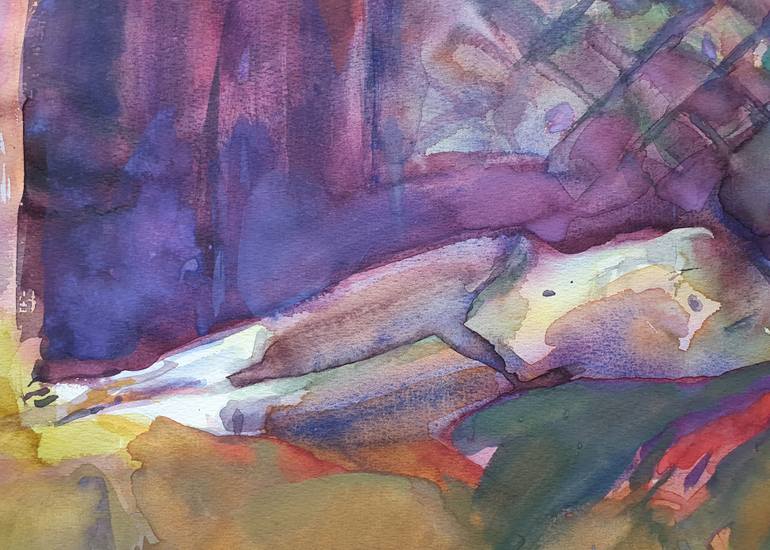 Original Contemporary Women Painting by Olga Brink Art