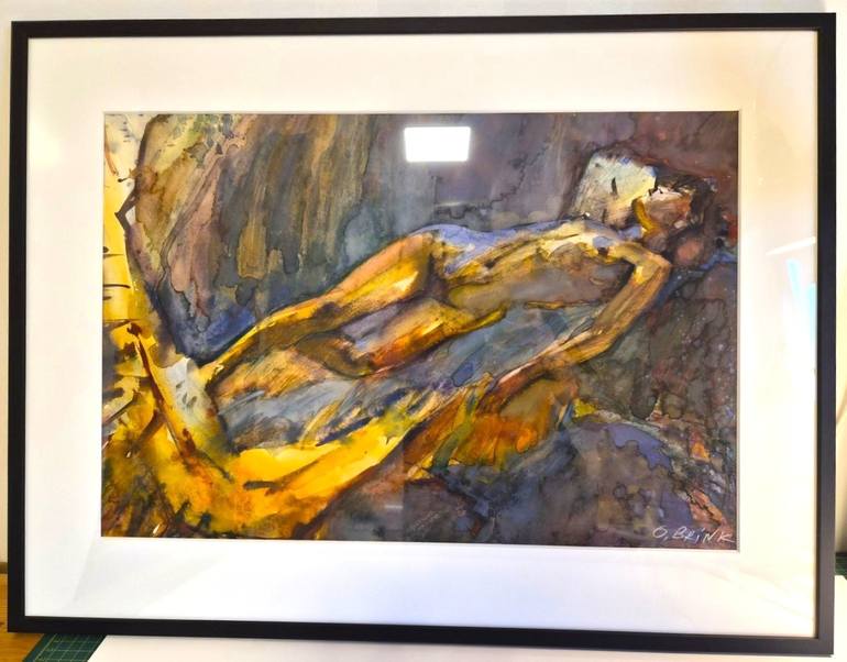 Original Contemporary Women Painting by Olga Brink Art
