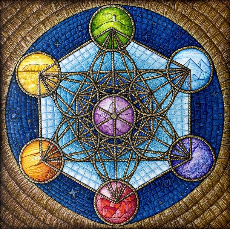 Metatron's Cube: Oneness Meditation - Print