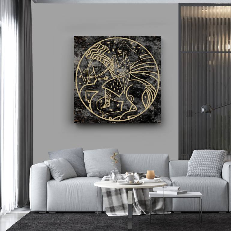 Original Abstract Pop Culture/Celebrity Digital by Alexandra Kalacheva