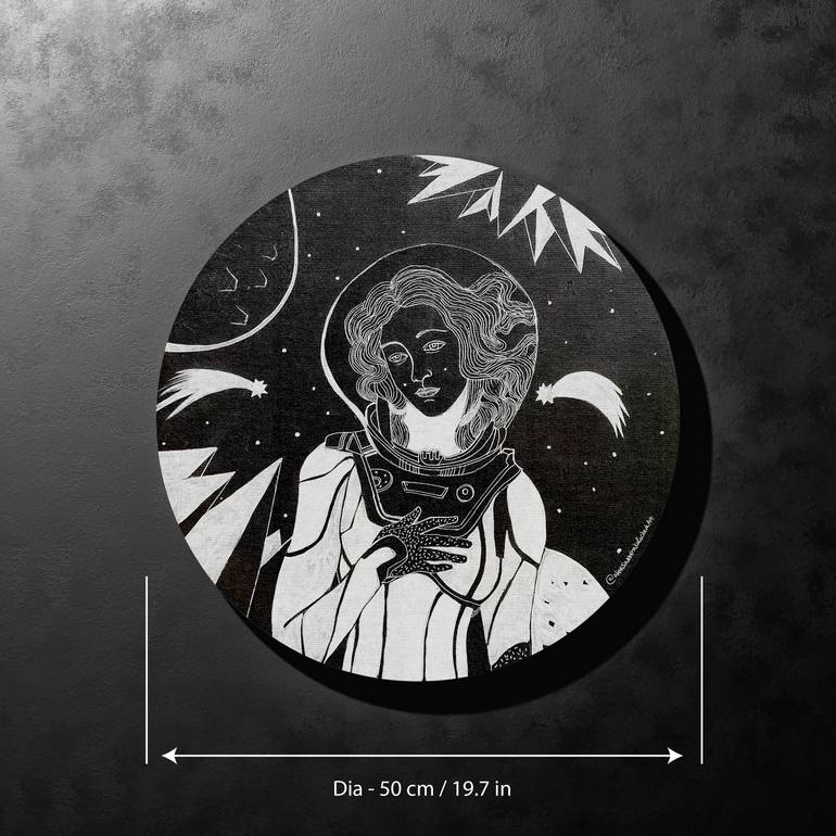 Original Contemporary Fantasy Painting by Alexandra Kalacheva