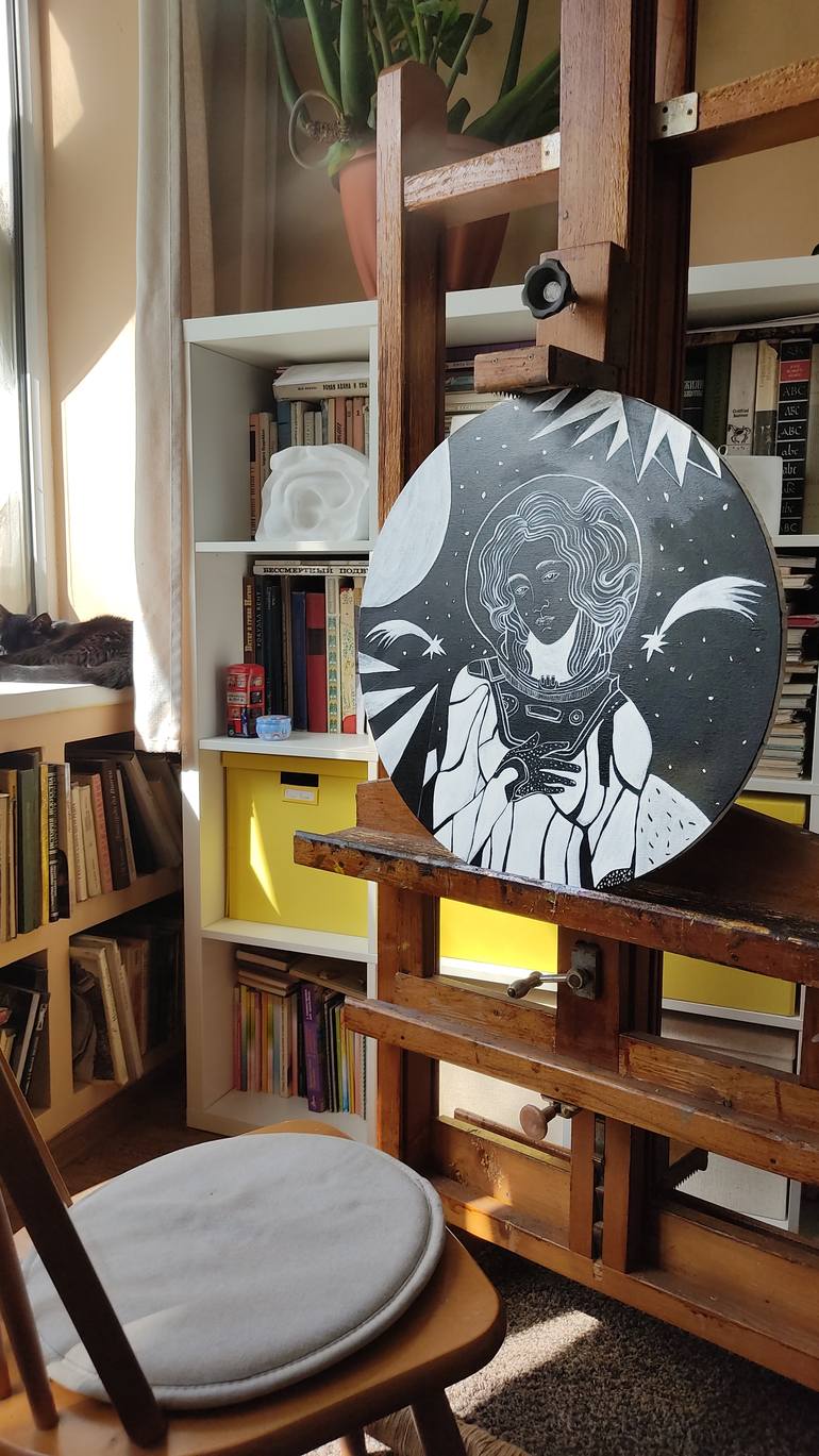 Original Contemporary Fantasy Painting by Alexandra Kalacheva