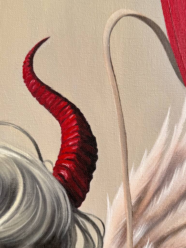 Original Surrealism Women Painting by Ilona Vasileva