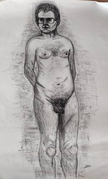 Original Fine Art Body Drawings by Jozefa Mlekuz