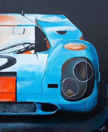 Original Abstract Car Paintings by Stuart Springthorpe