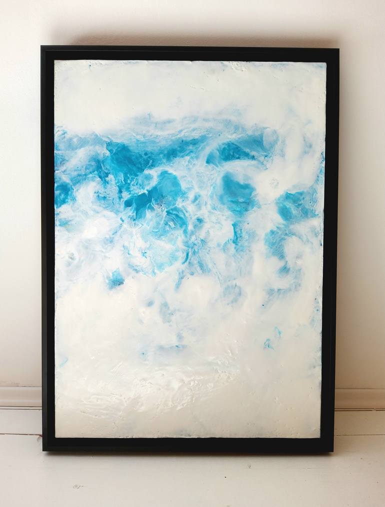 Original Abstract Seascape Painting by Michaela Richardson