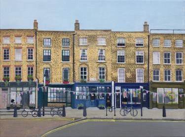 Original Realism Cities Painting by S M Patrick