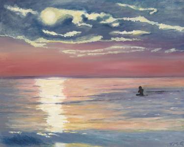 Original Expressionism Beach Paintings by Tim McCarthy-Godwin