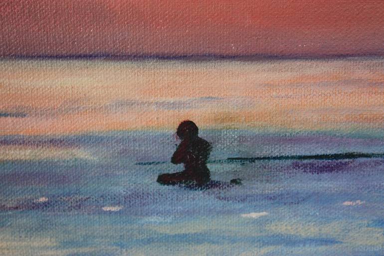Original Expressionism Beach Painting by Tim McCarthy-Godwin