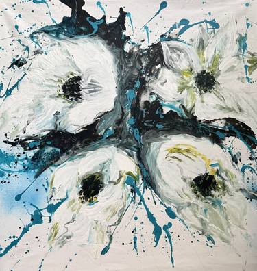 Original Abstract Paintings by Anna Staes