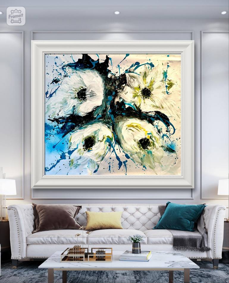 Original Abstract Painting by Anna Staes