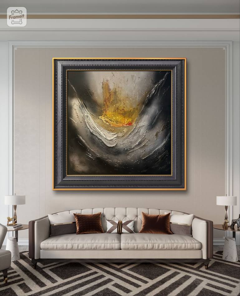 Original Abstract Painting by Anna Staes